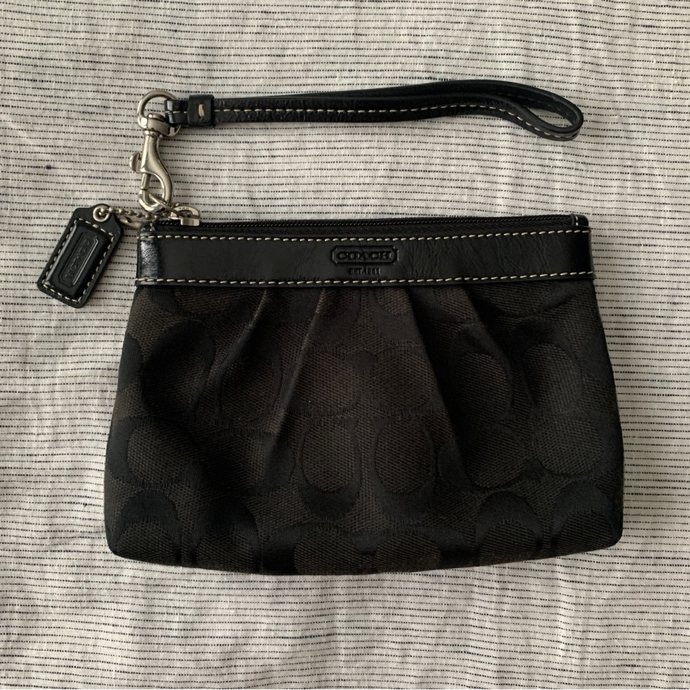 Coach Signature Wristlet